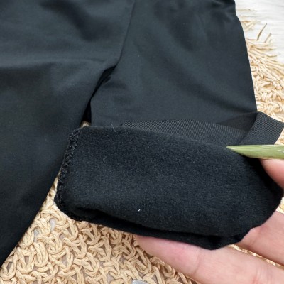 Conj. Body Manga Longa e Calça em Malha Térmica com Proteção UV50+- Preto